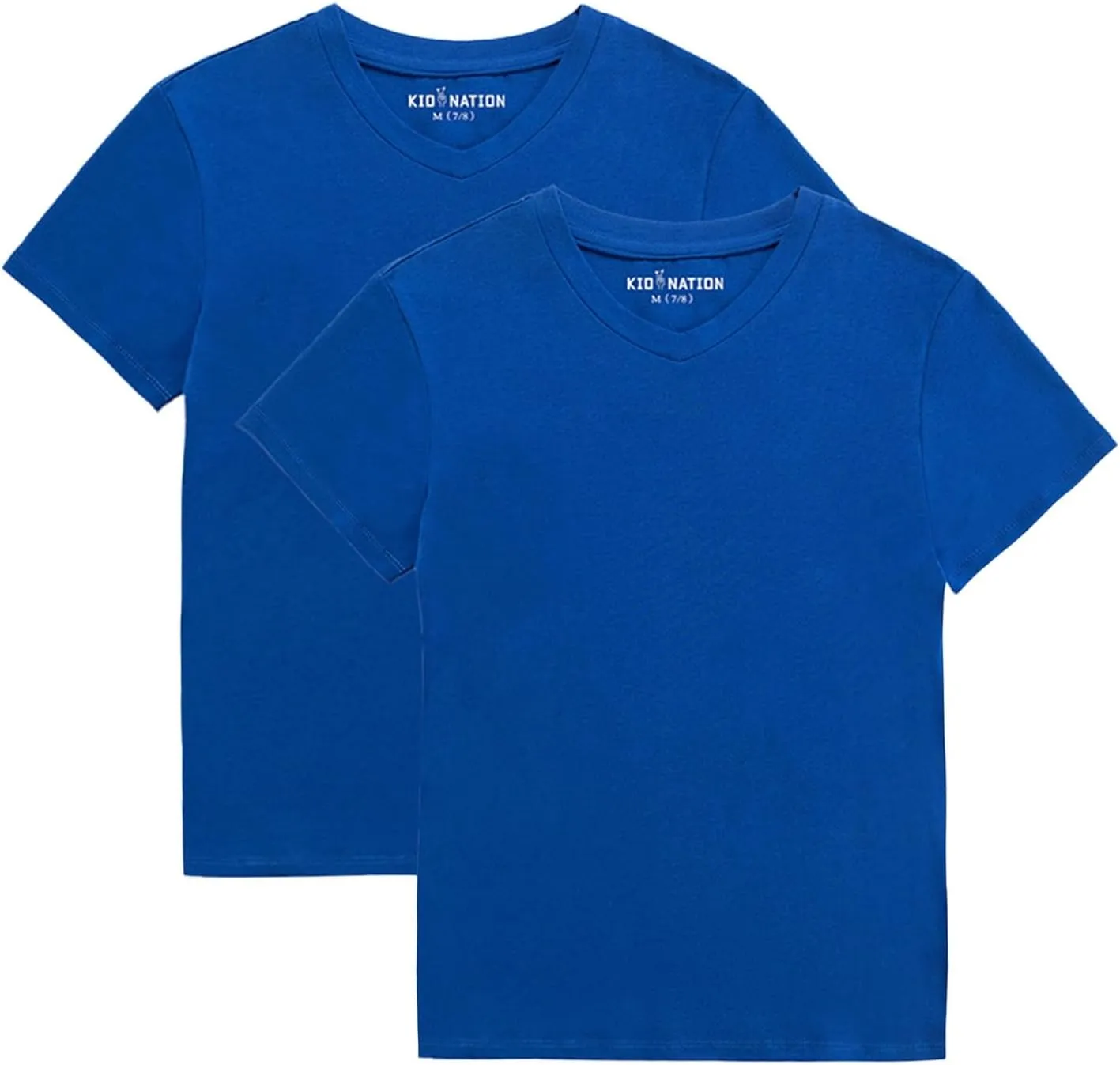 Kid Nation Boys T Shirts Kids Unisex Soft Cotton Tshirts Short Sleeve V Neck Girls Tee Shirts