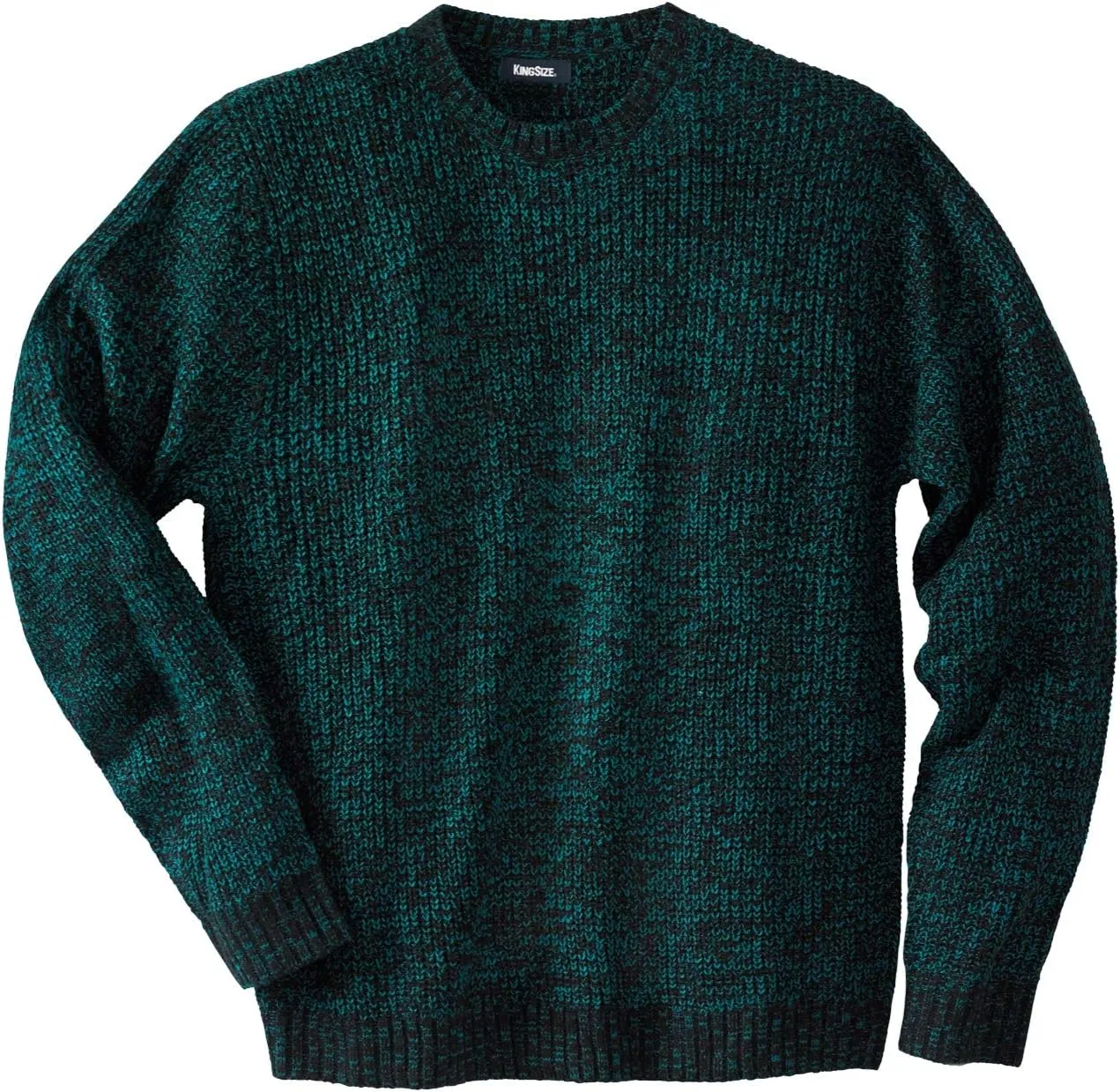 KingSize Men's Big & Tall Shaker Knit Crewneck Sweater