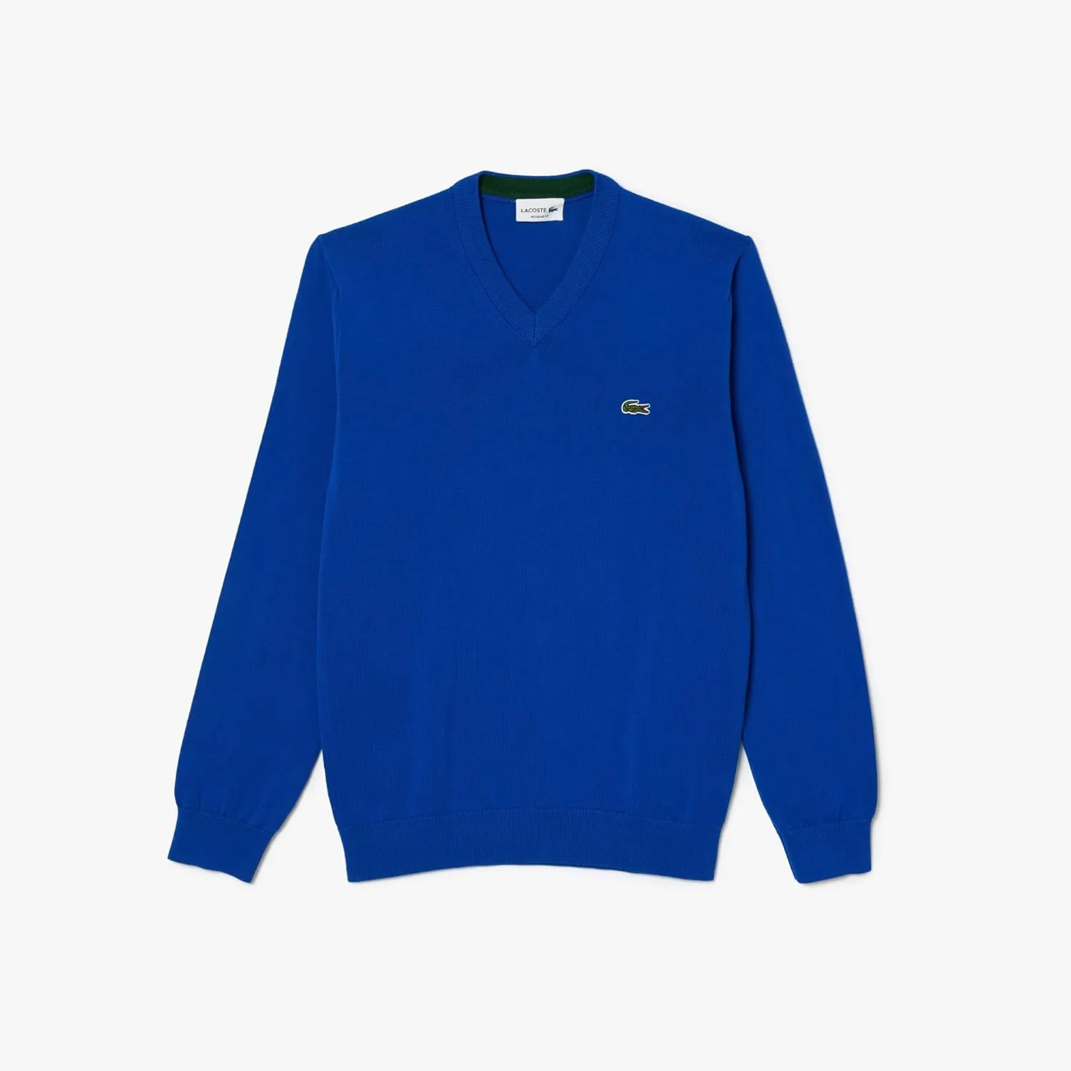 Lacoste Men's Monochrome Cotton V Neck Sweater