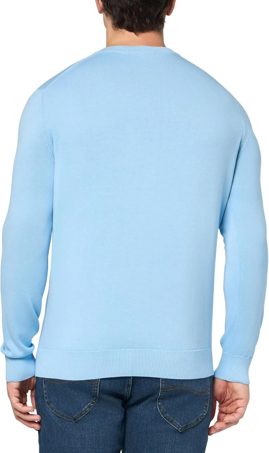 Lacoste Men's Monochrome Cotton V Neck Sweater