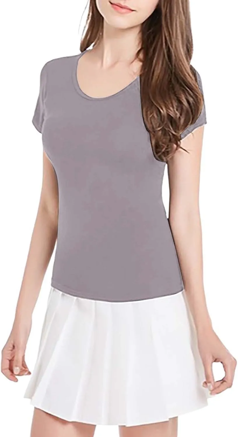 LCMTWX White Tank Top Woman With Built In Bra Padded Undershirts Cotton Camisole Vest Top Plus Size Tank Tops For Women