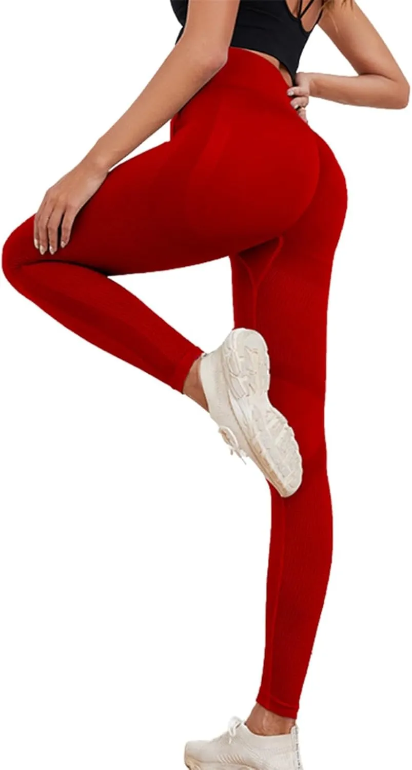 Leggings for Women Butt Lift, Women High Waist Ankle Capris Trousers Lounge Leggings Buttery Soft Yoga Pants
