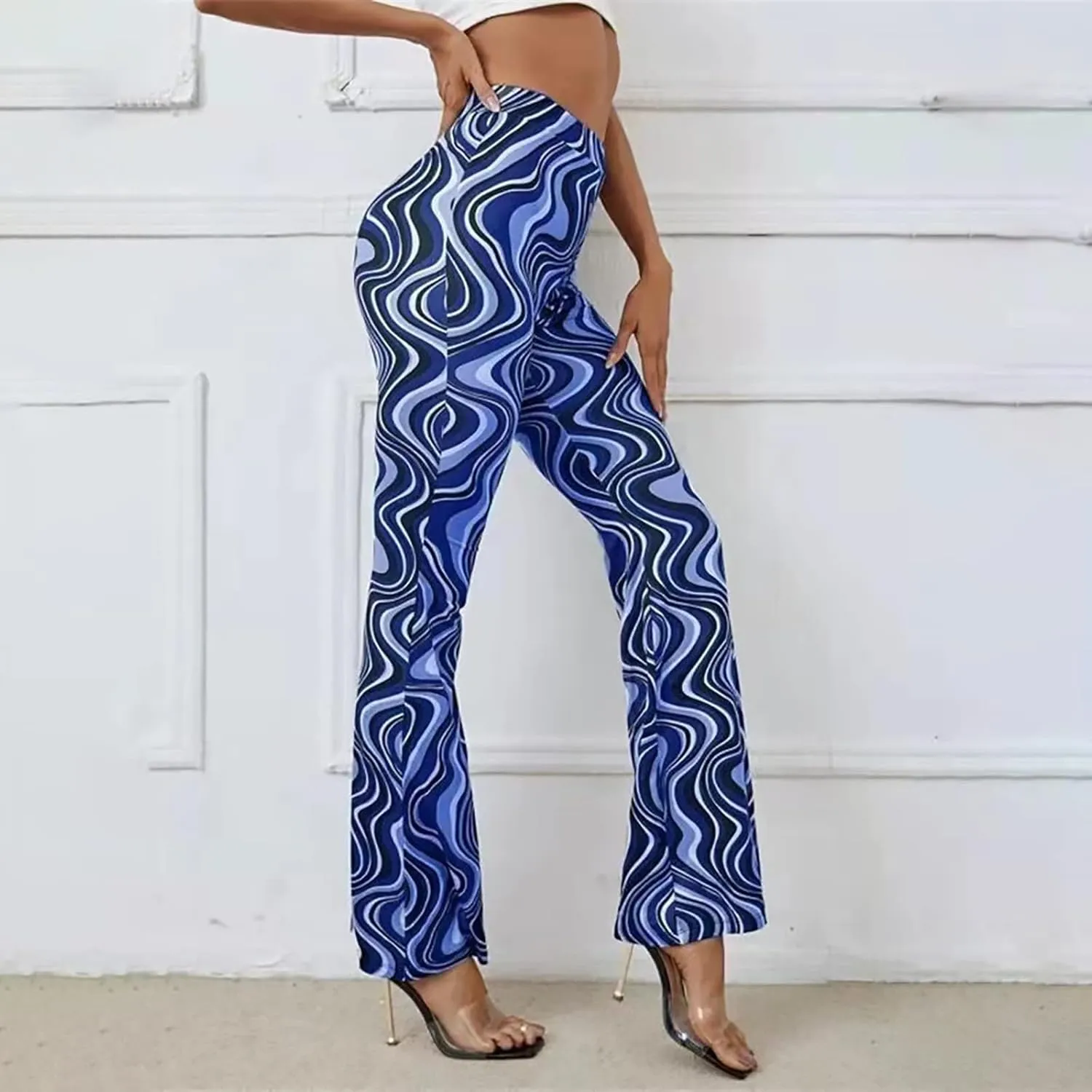 Leggings for Women Dress Pants with Pockets Tall Petite Regular for Work Business High-Waisted and Wide Leg Women's