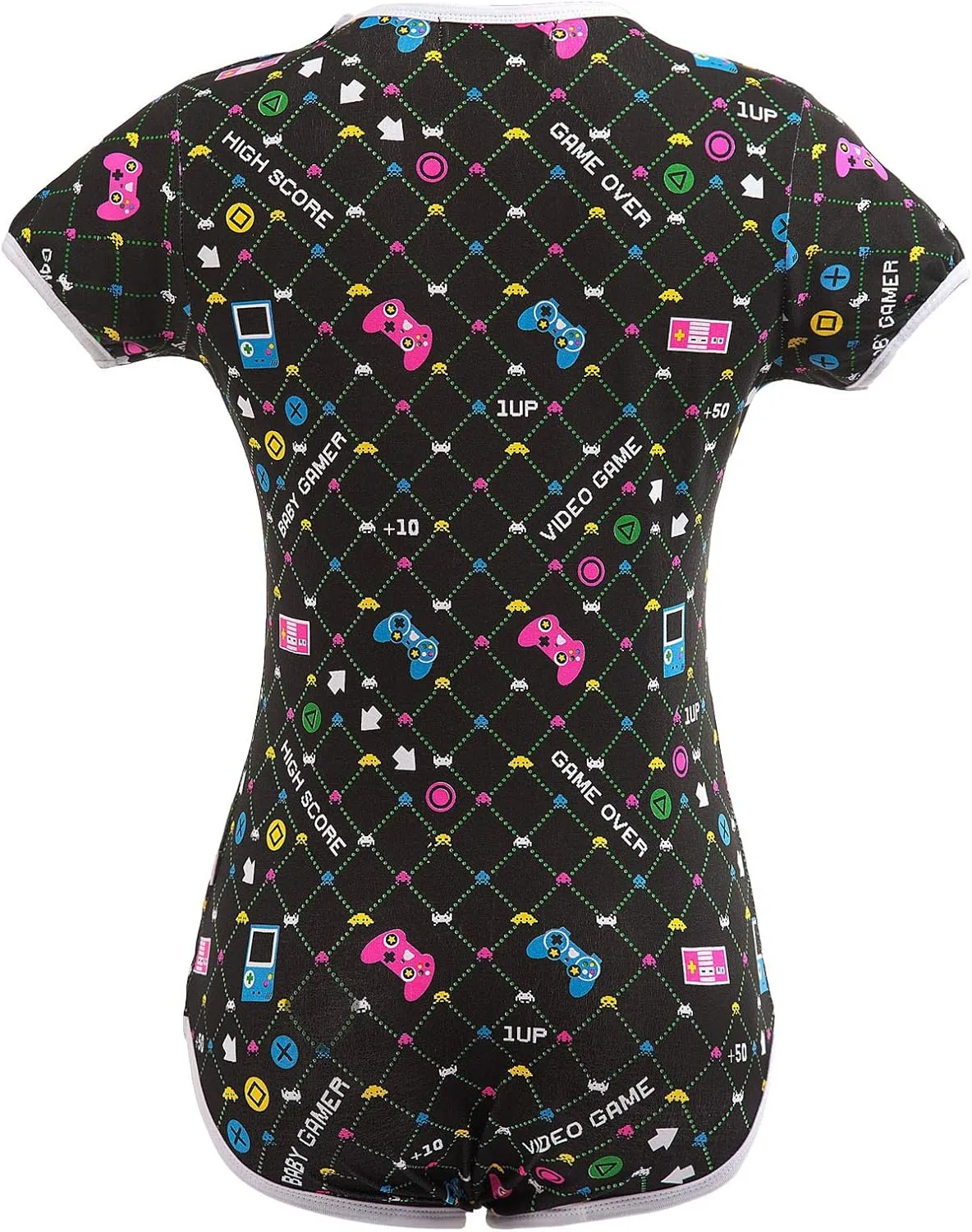 Littleforbig Cotton Romper Onesie Pajamas Bodysuit -Baby Gamer Onesie