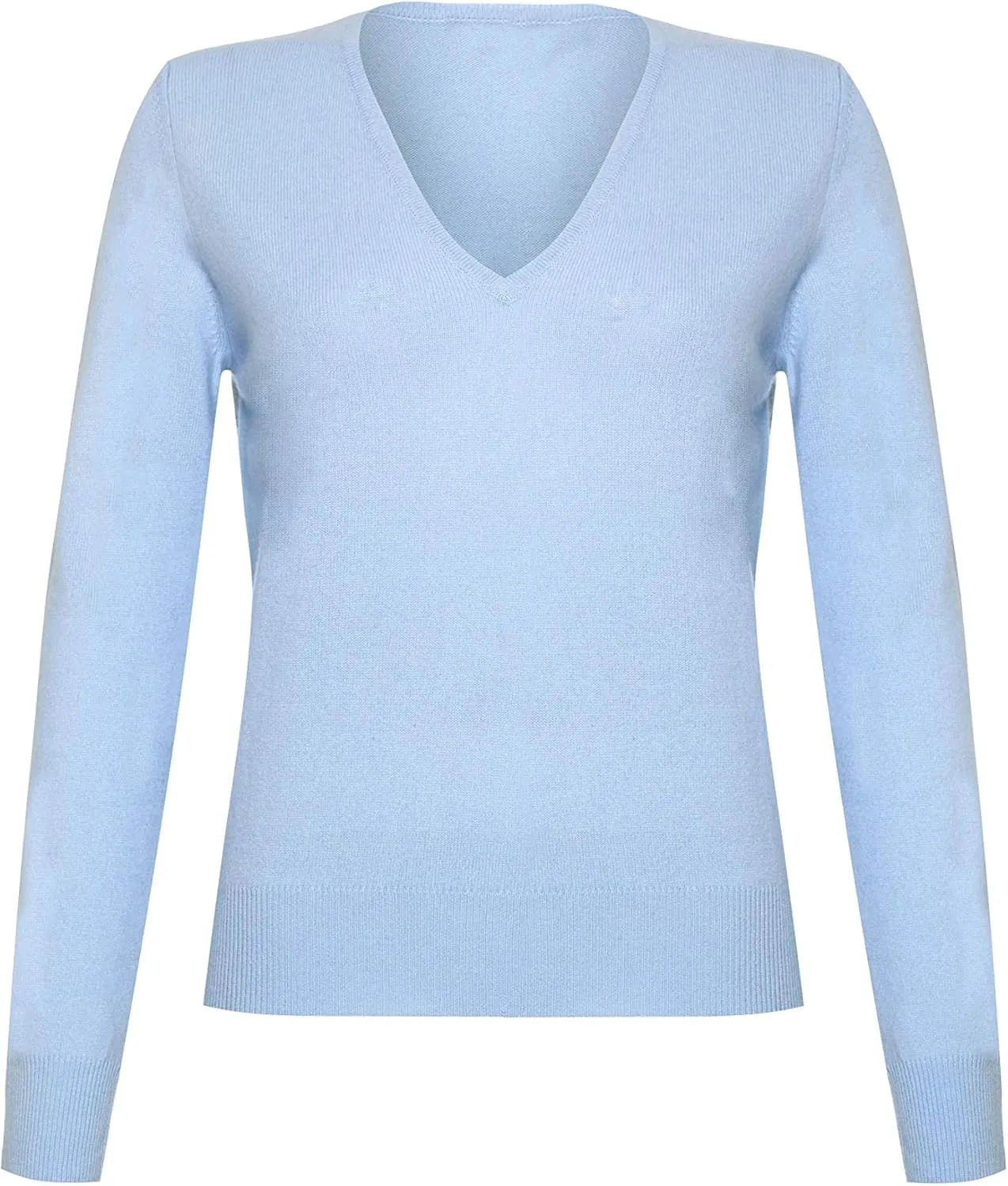 Lona Scott Womens Cashmere V Neck Sweater