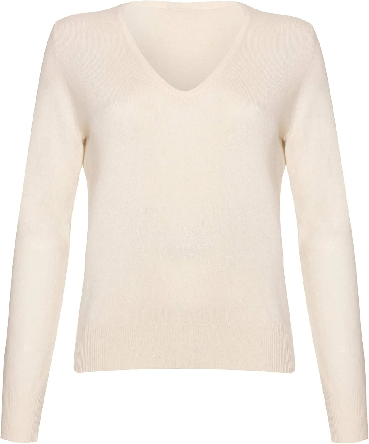 Lona Scott Womens Cashmere V Neck Sweater