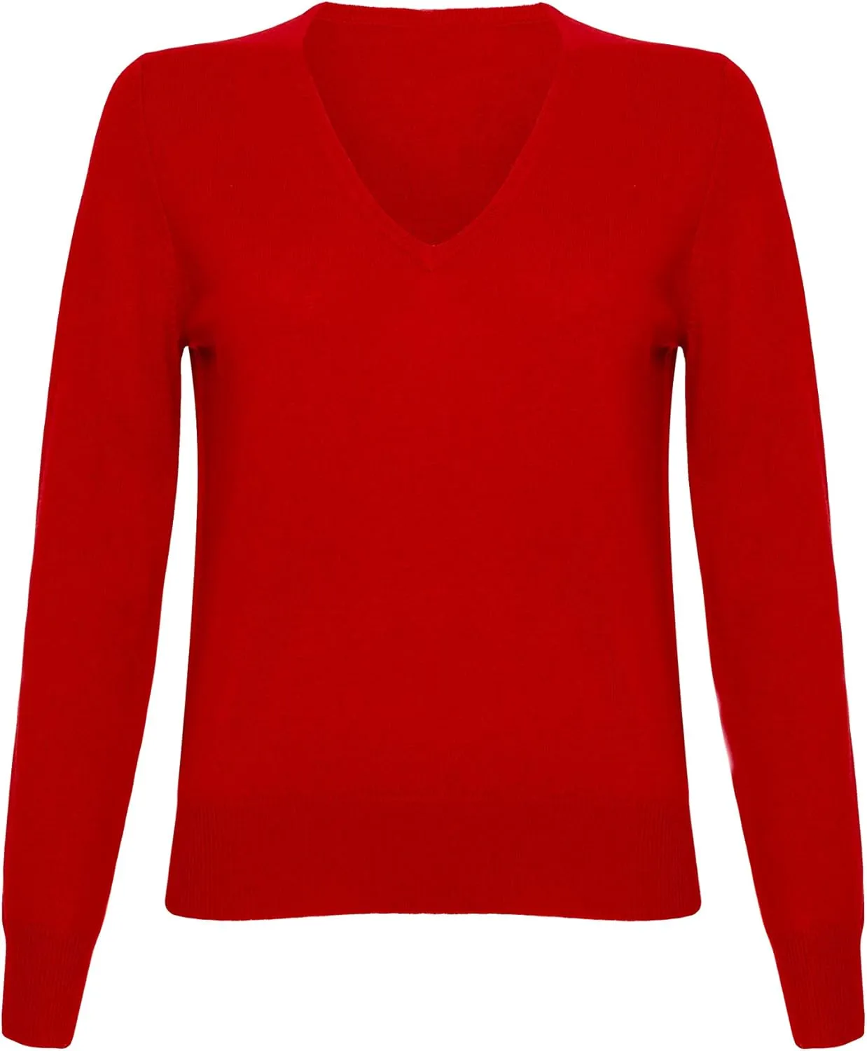 Lona Scott Womens Cashmere V Neck Sweater