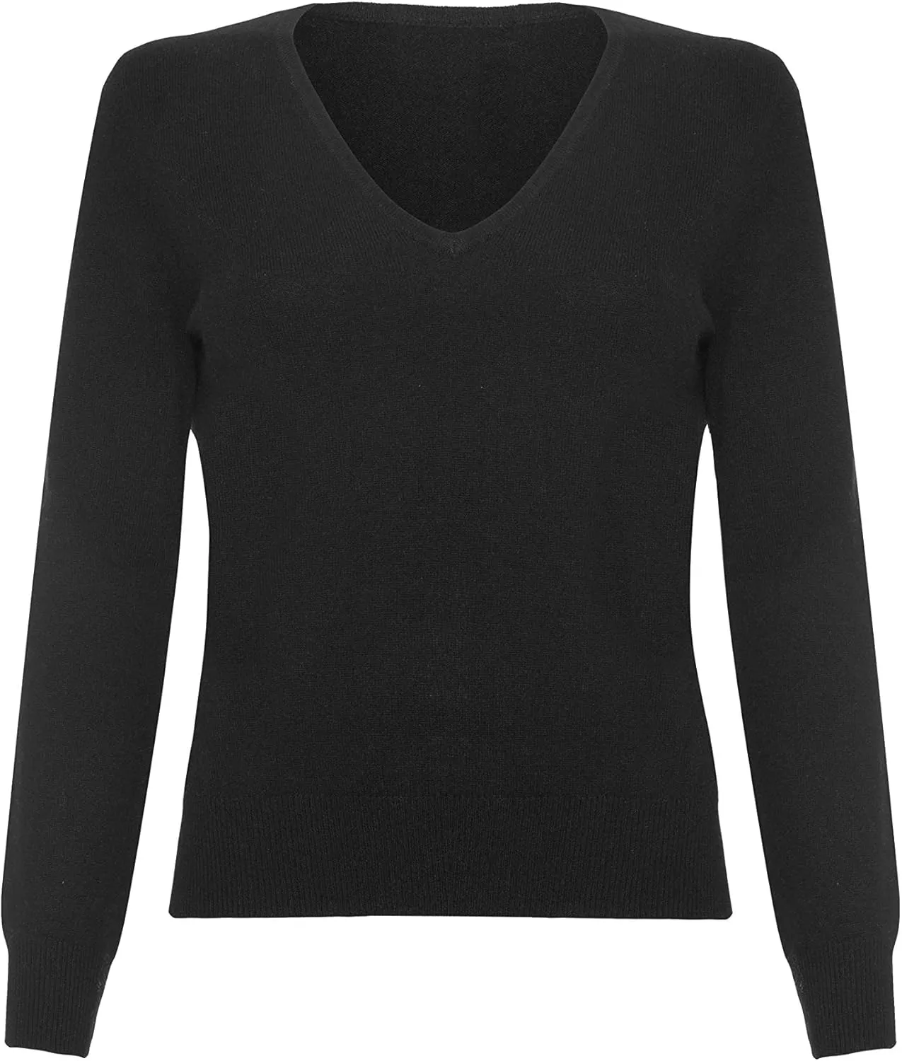 Lona Scott Womens Cashmere V Neck Sweater