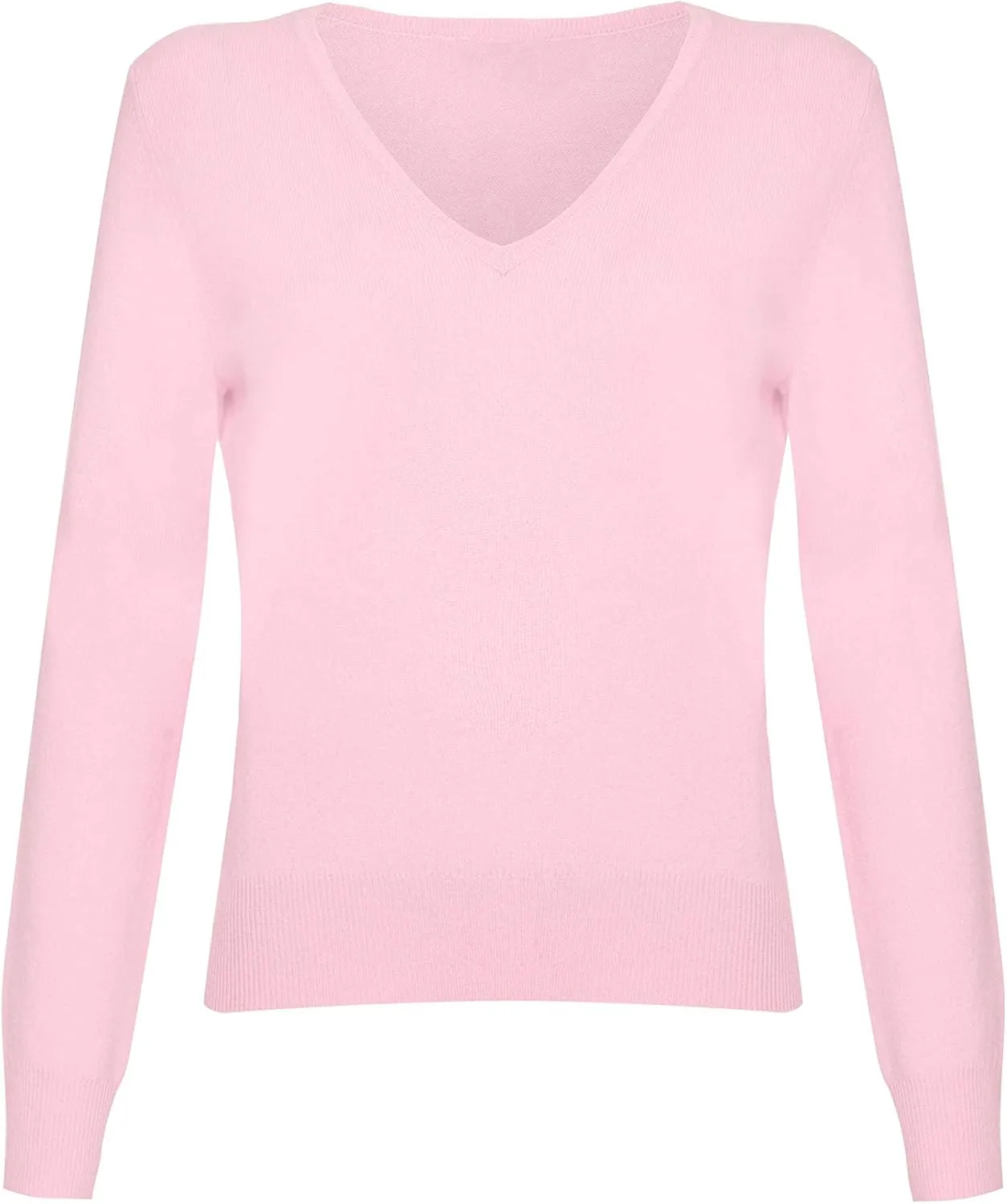 Lona Scott Womens Cashmere V Neck Sweater