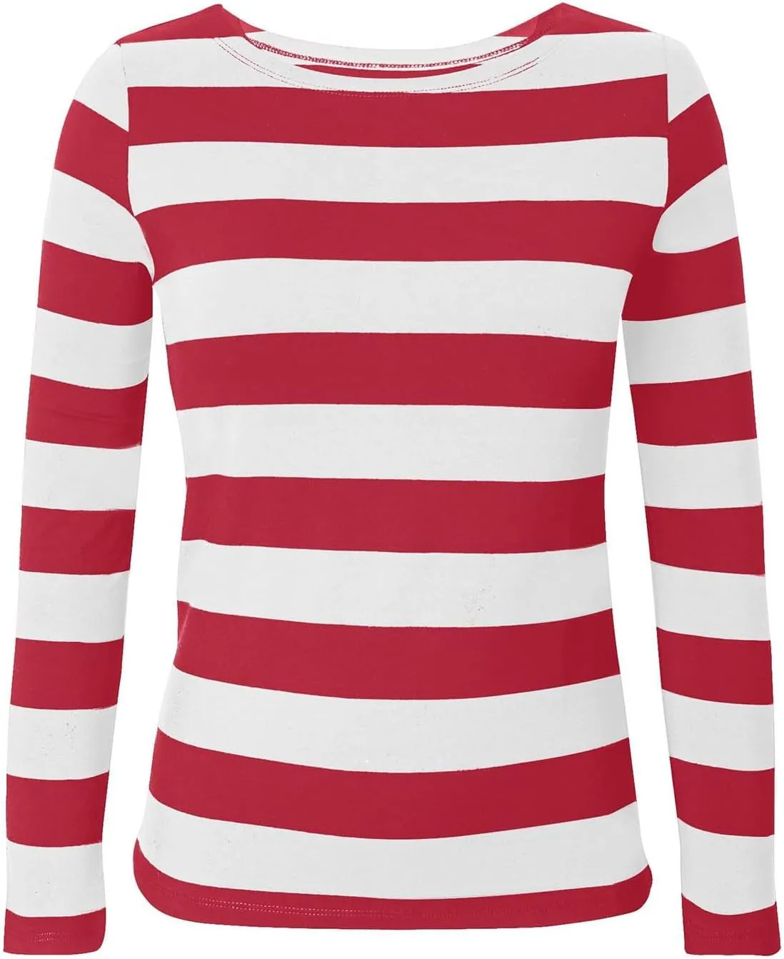 Long Sleeve Sweatshirt Crewneck Striped Colour Block Casual Pullover Top Fashion Fall Lightweight Fleece Shirt