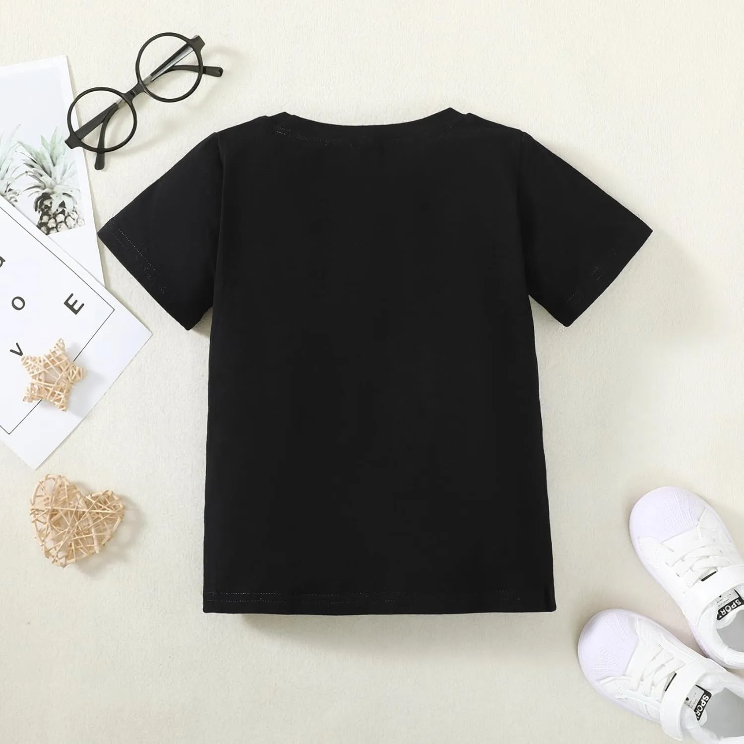 Magic Park 6M-7Y Baby Short Long Sleeve Tee Shirt Toddler T-Shirt Kids Solid Color Tops Boy Girl Casual Blouse