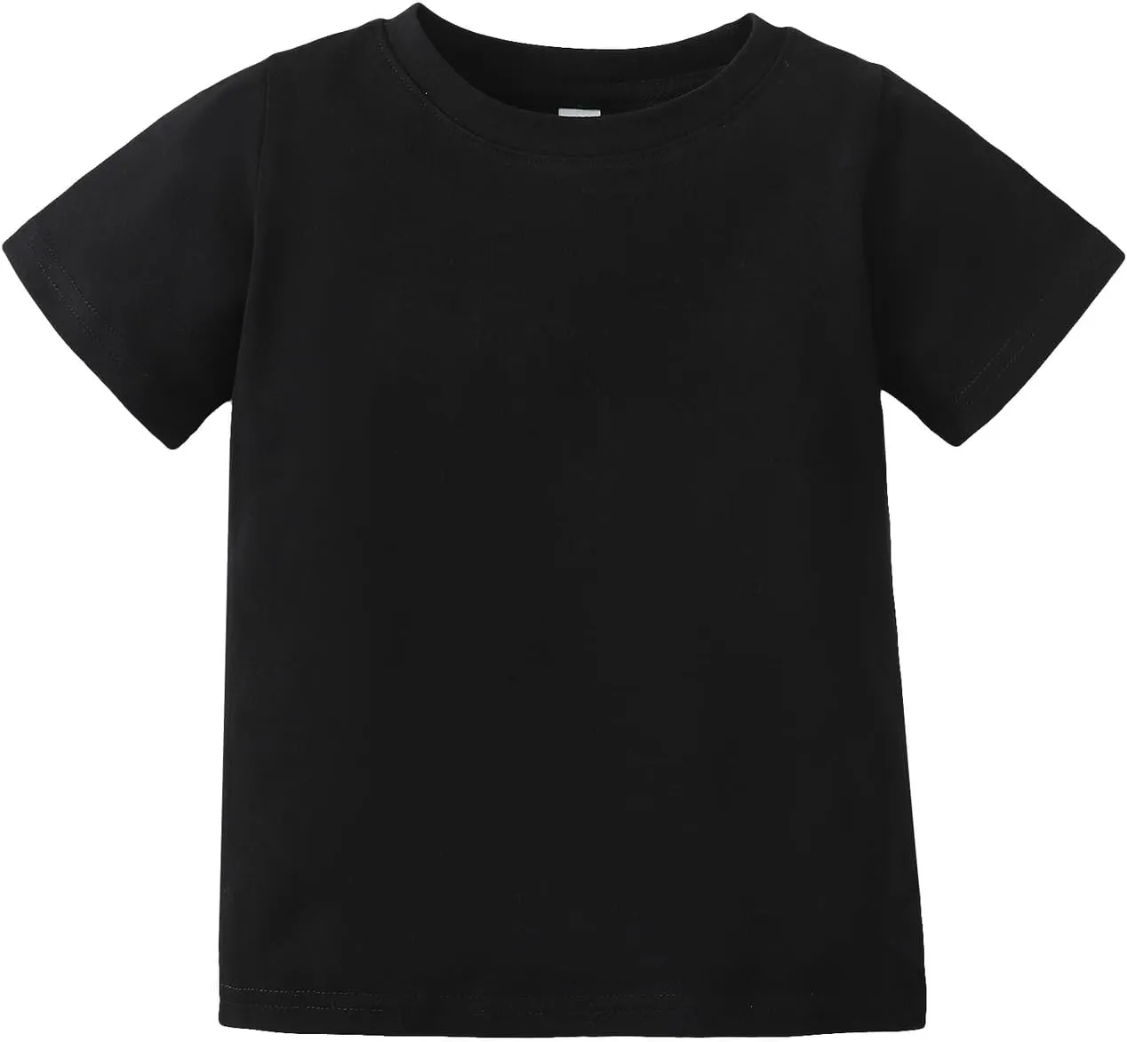 Magic Park 6M-7Y Baby Short Long Sleeve Tee Shirt Toddler T-Shirt Kids Solid Color Tops Boy Girl Casual Blouse