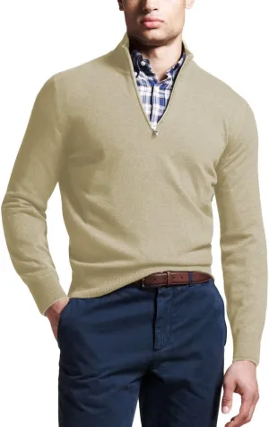Men's 100% Cashmere V-Neck Sweater