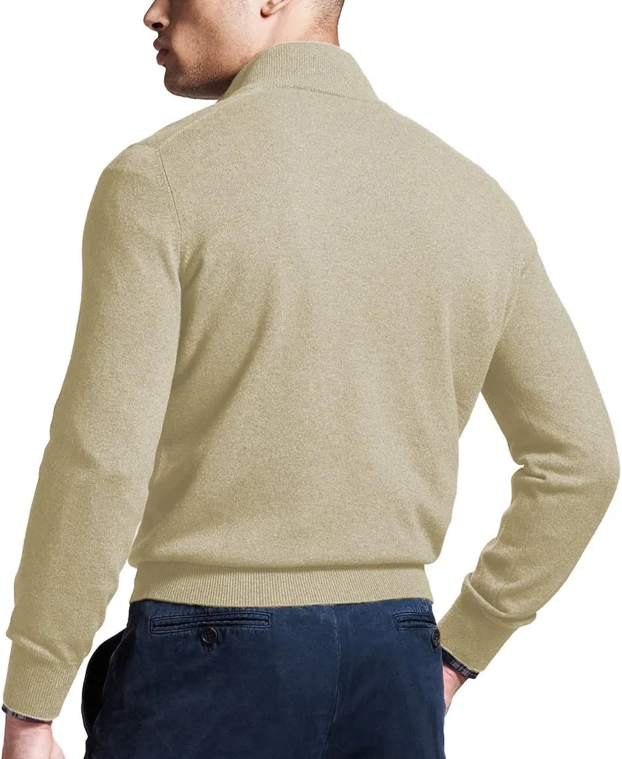 Men's 100% Cashmere V-Neck Sweater