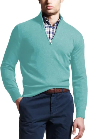 Men's 100% Cashmere V-Neck Sweater