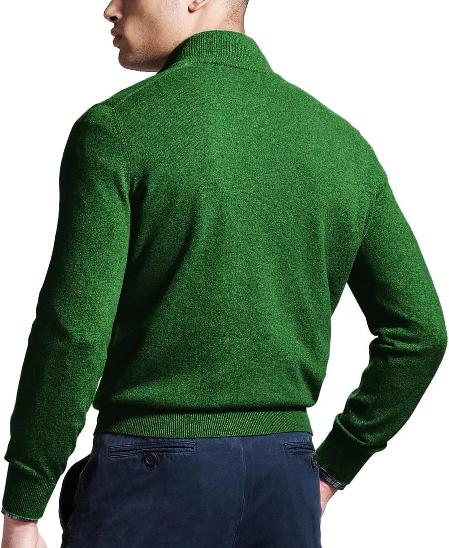 Men's 100% Cashmere V-Neck Sweater