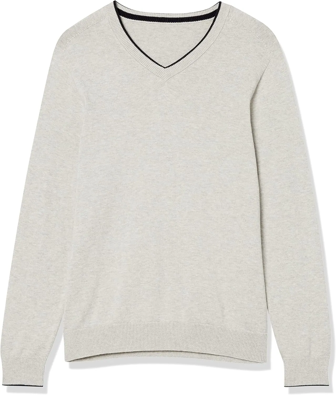 Men's 3D Fine Gauge V-Neck Sweater
