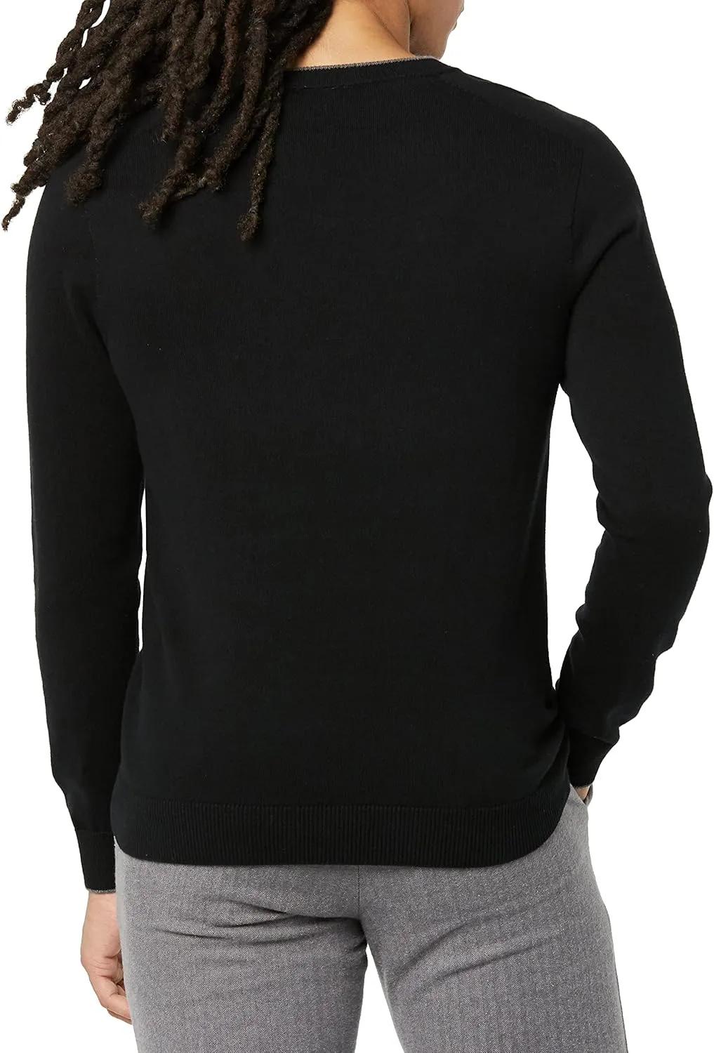 Men's 3D Fine Gauge V-Neck Sweater