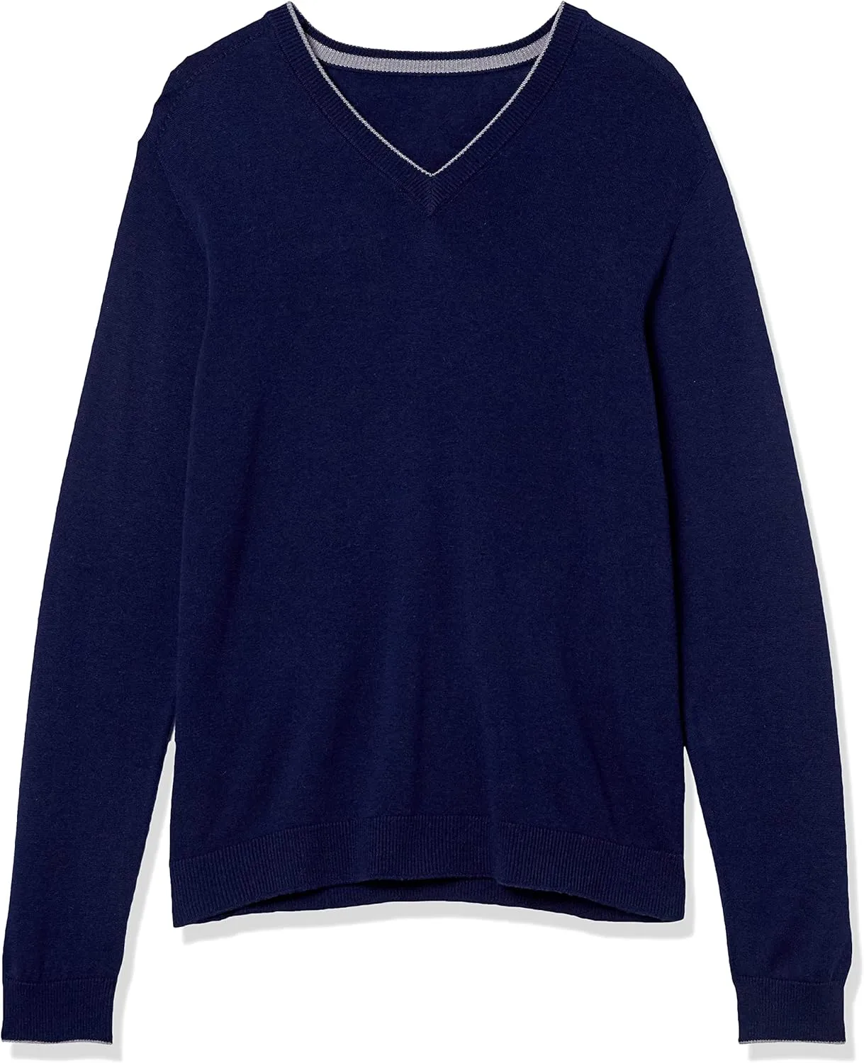 Men's 3D Fine Gauge V-Neck Sweater