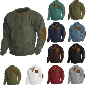 Mens Graphic Hoodies Aztec Western Sweatshirts Crewneck Oversized Sweatshirt Knit Print Big and Tall Fashion Hoodies