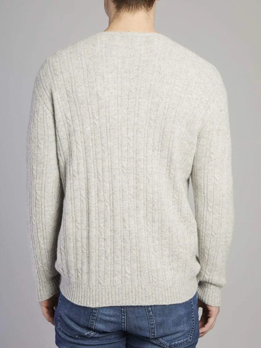  Men's Lightweight Merino Wool V-Neck Sweater