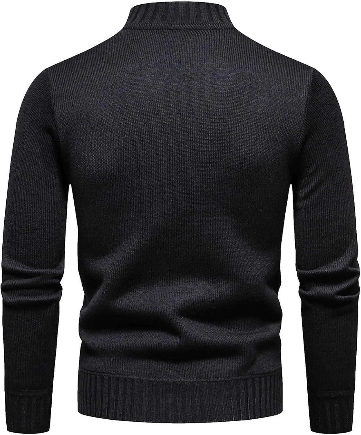 Mens Sweater Men's Solid Turtleneck T-Shirts Long Sleeve Shirt Thermal Baselayer Ribbed Pullover Sweaters Sweatshirt