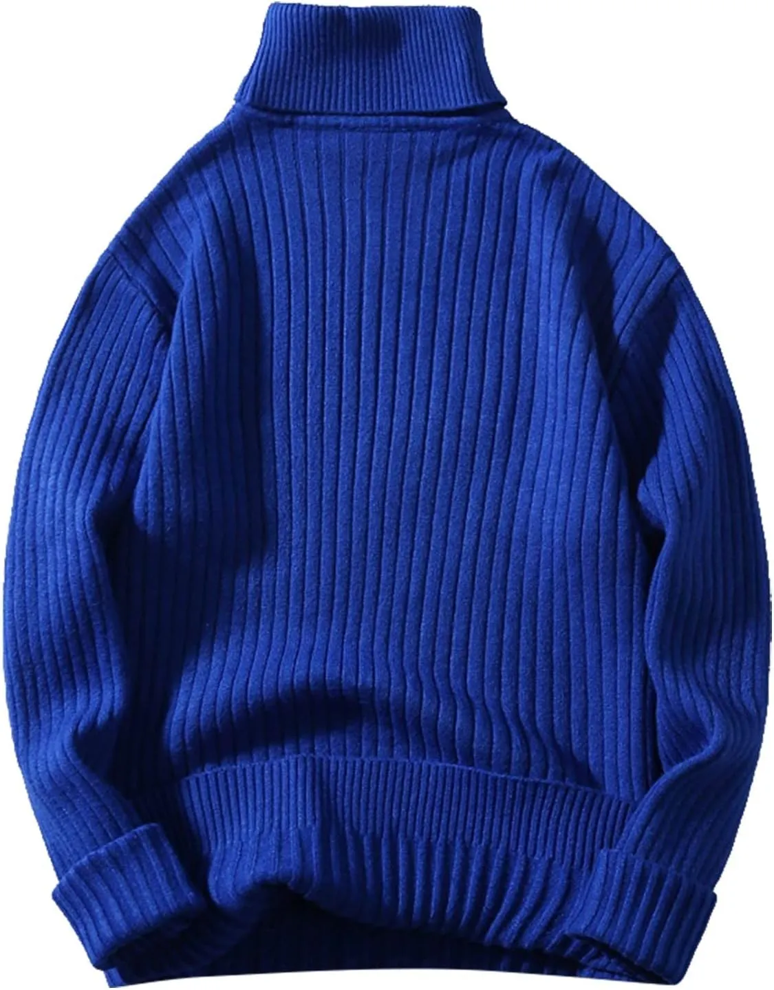 Mens SweatersMen's Turtleneck Sweater Pullover Twisted Pattern Loose Thick Winter Long Sleeve Cable Knit Sweaters