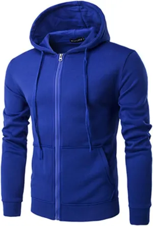 Men's Zip Up Hoodie Slim Fit Sweatshirt for Casual and Sportswear