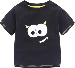 Mud Kingdom Boys Girls T-Shirts Cotton Cute Cartoon Graphic Tees for Kids 2-8 Years
