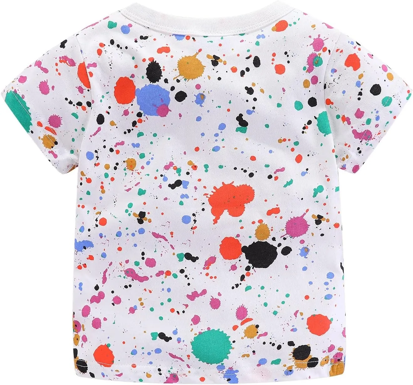 Mud Kingdom Boys Girls T-Shirts Cotton Cute Cartoon Graphic Tees for Kids 2-8 Years