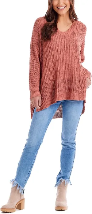 Mud Pie Women's Oscar V-Neck Sweater