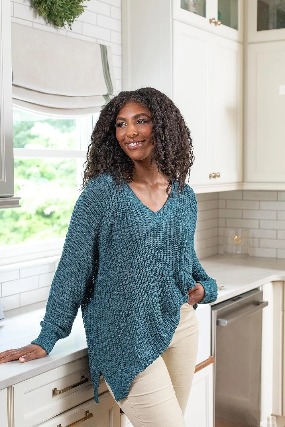 Mud Pie Women's Oscar V-Neck Sweater