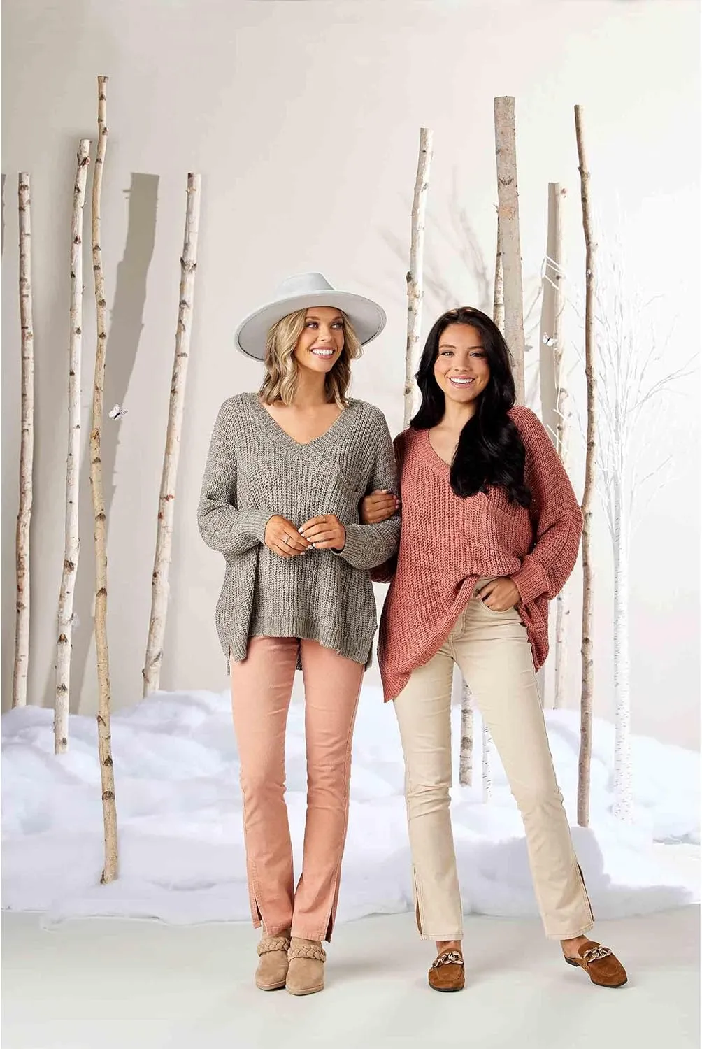 Mud Pie Women's Oscar V-Neck Sweater