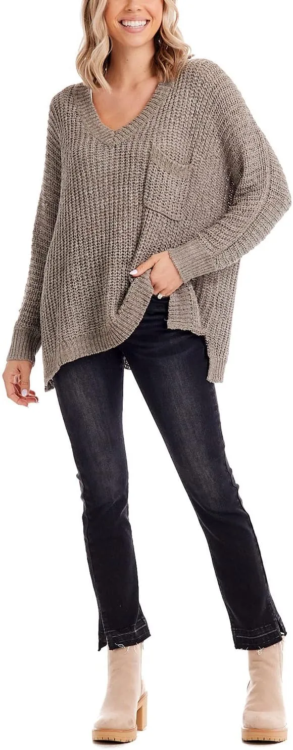 Mud Pie Women's Oscar V-Neck Sweater