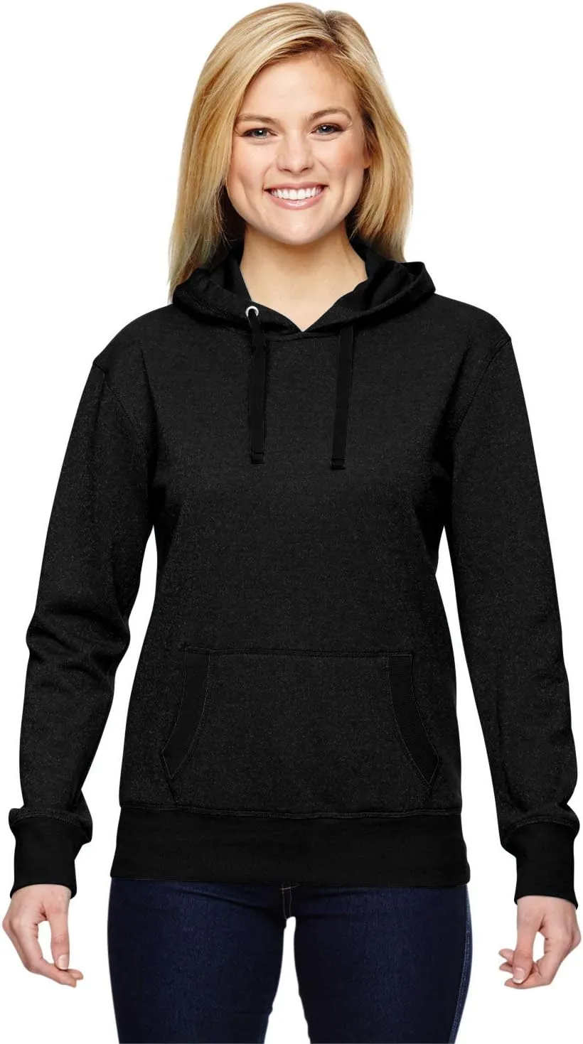 NCAA Womens Ladies glitter french terry hooded sweatshirt