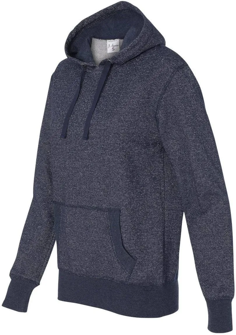 NCAA Womens Ladies glitter french terry hooded sweatshirt