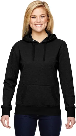 NCAA Womens Ladies glitter french terry hooded sweatshirt