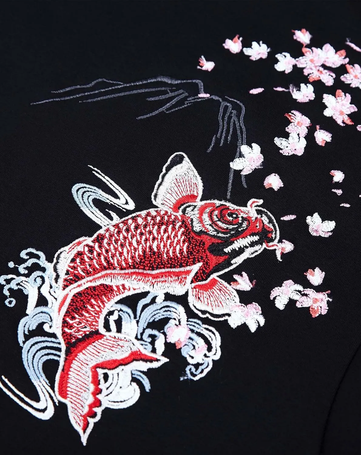 Niepce Inc Streetwear Men's Dragon Embroidered Heavyweight Graphic Hoodies