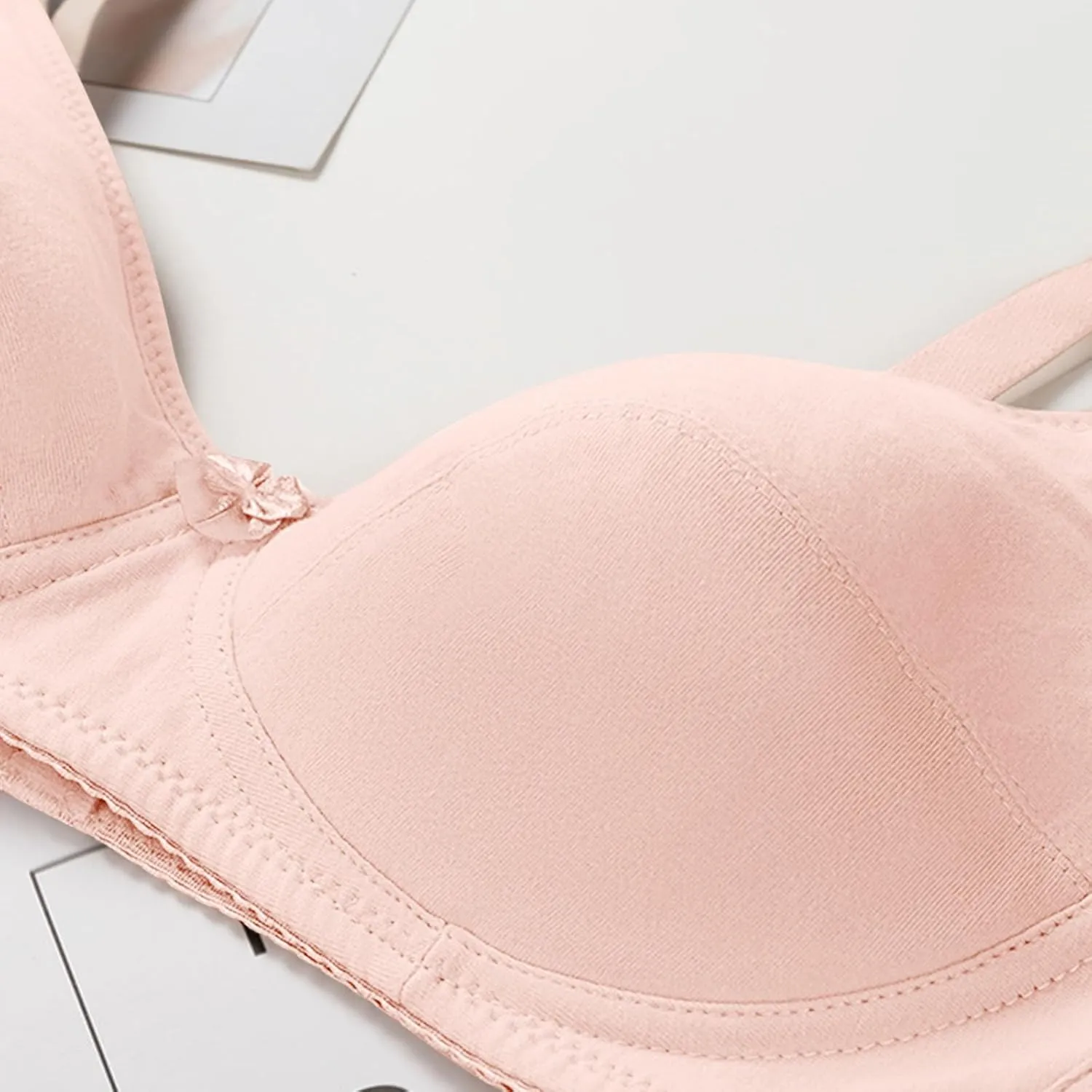 No Underwire Bra for Women Deep V Adjustable Straps Bralette Push Up Lifting Lingerie Comfy Breathable Everyday Bra