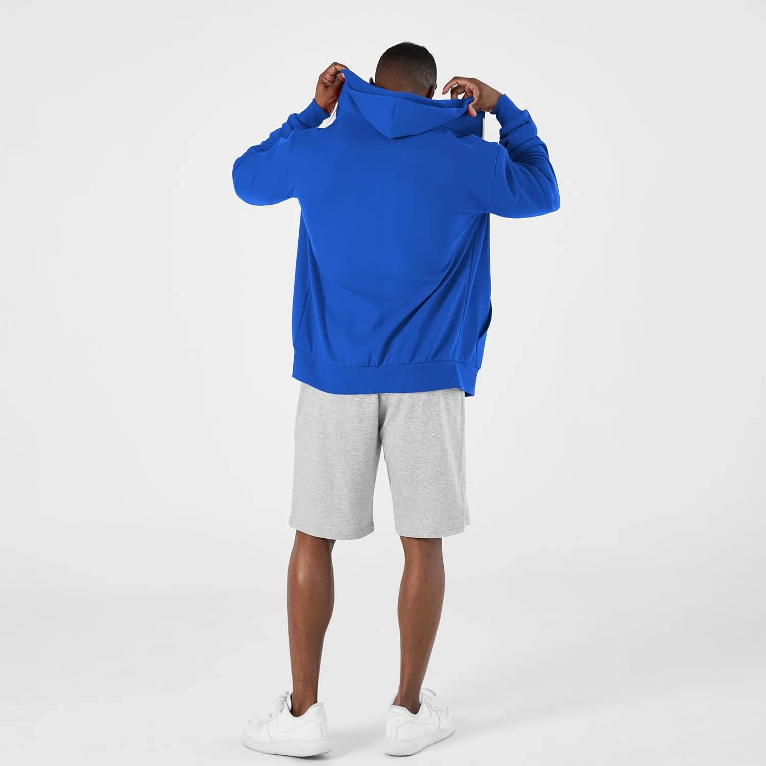 Ohoo Men's Zip Up Hoodie Lightweight Sweatshirt Full Zip Hooded Jacket