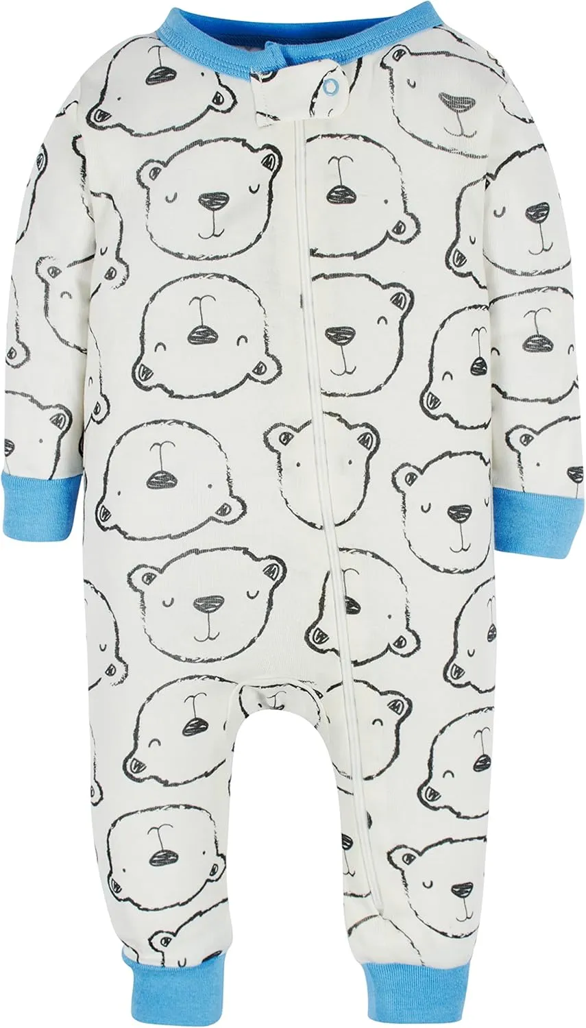 Onesies Brand baby-boys 3-pack Snug Fit One-piece Cotton Pajamas