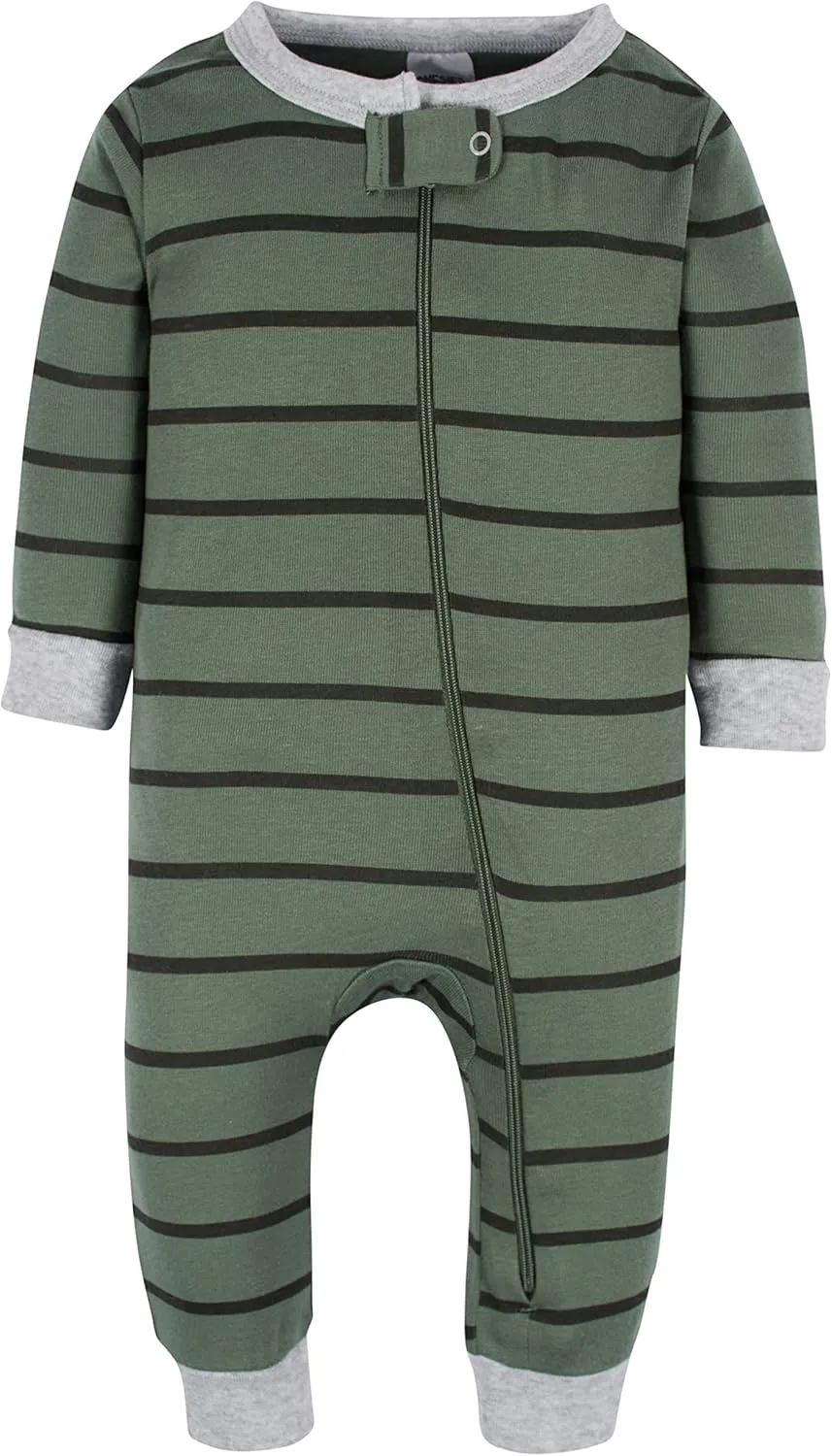 Onesies Brand baby-boys 3-pack Snug Fit One-piece Cotton Pajamas