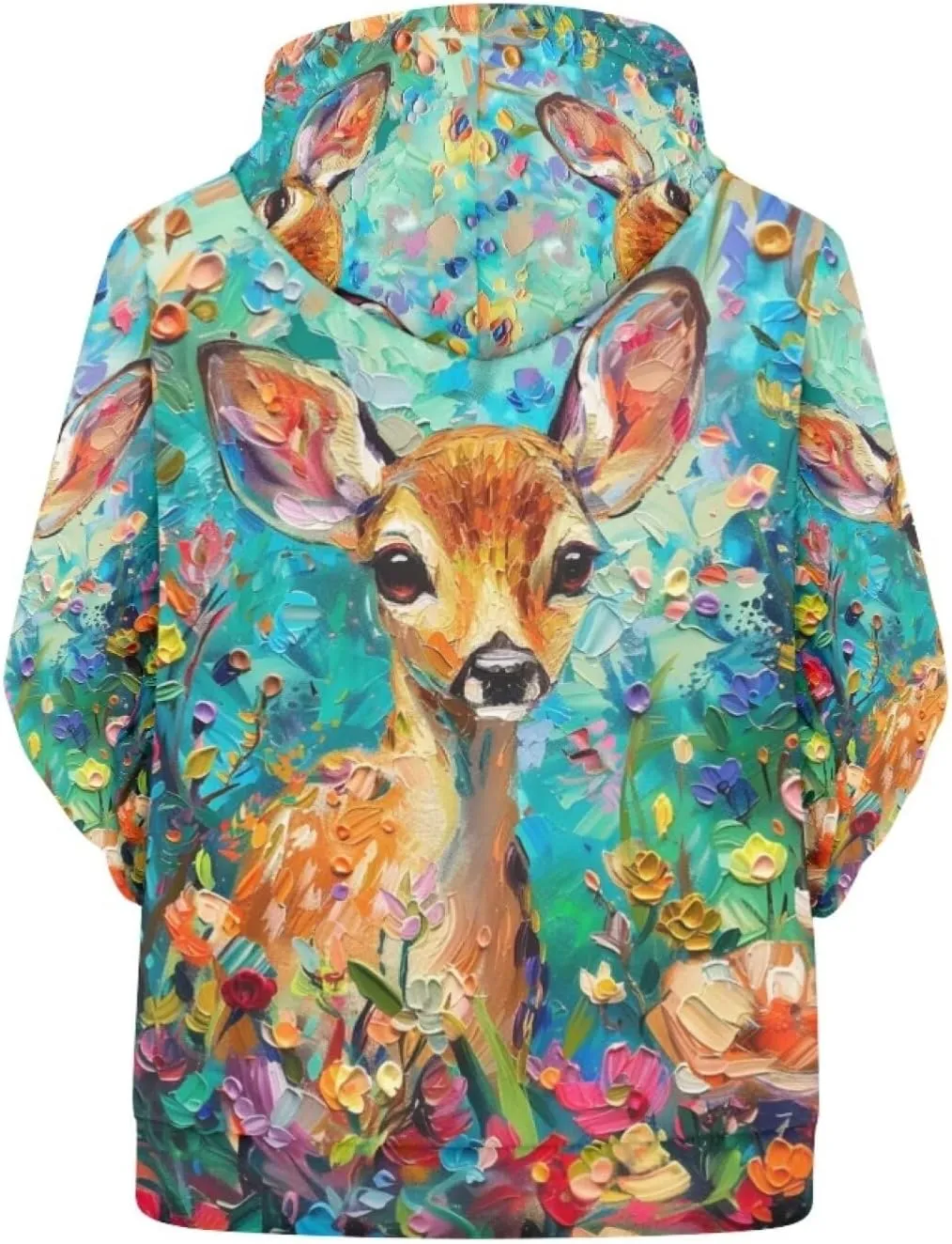 PinUp Angel Women Pullover Hoodie Cute Oil Painting Graphic Clothes Oversized Sweatshirt Jacket Streetwear Tops