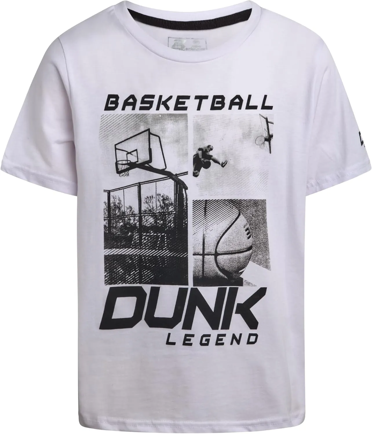 Pro Athlete Boys T Shirts - 4 Pack Performance Dry Fit Athletic Shirts for Boys - Crewneck Short Sleeve Graphic Tees (5-16)