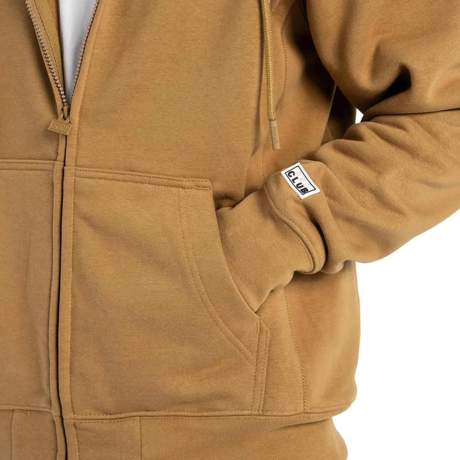 Pro Club Men's Heavyweight Basic Zip-Up Hoodie