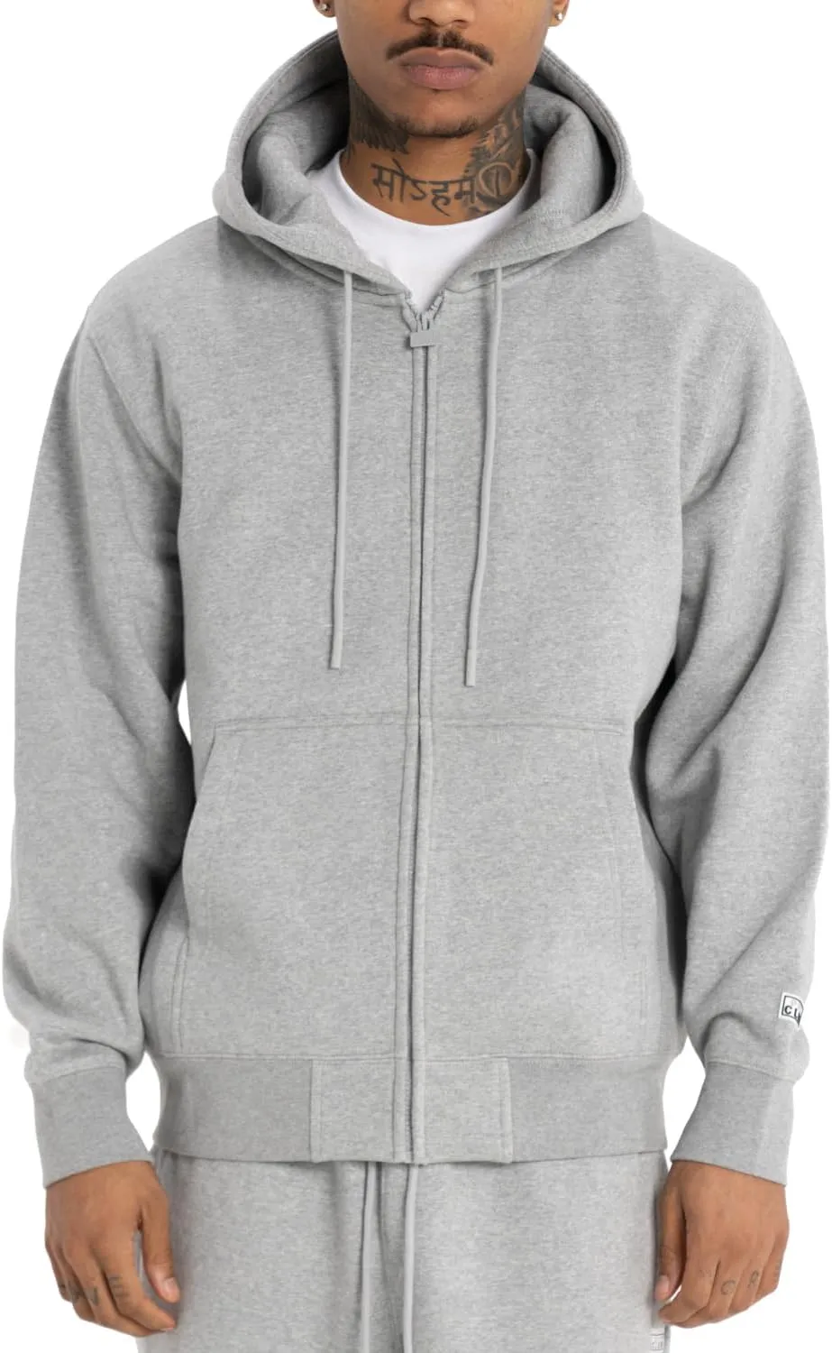Pro Club Men's Heavyweight Basic Zip-Up Hoodie