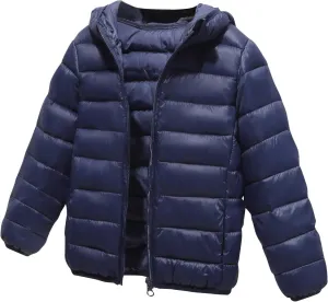 Puffer Jacket for Kids Toddler Winter Coats Lightweight Down Coat Windproof Hooded Warm Outerwear with Zipper