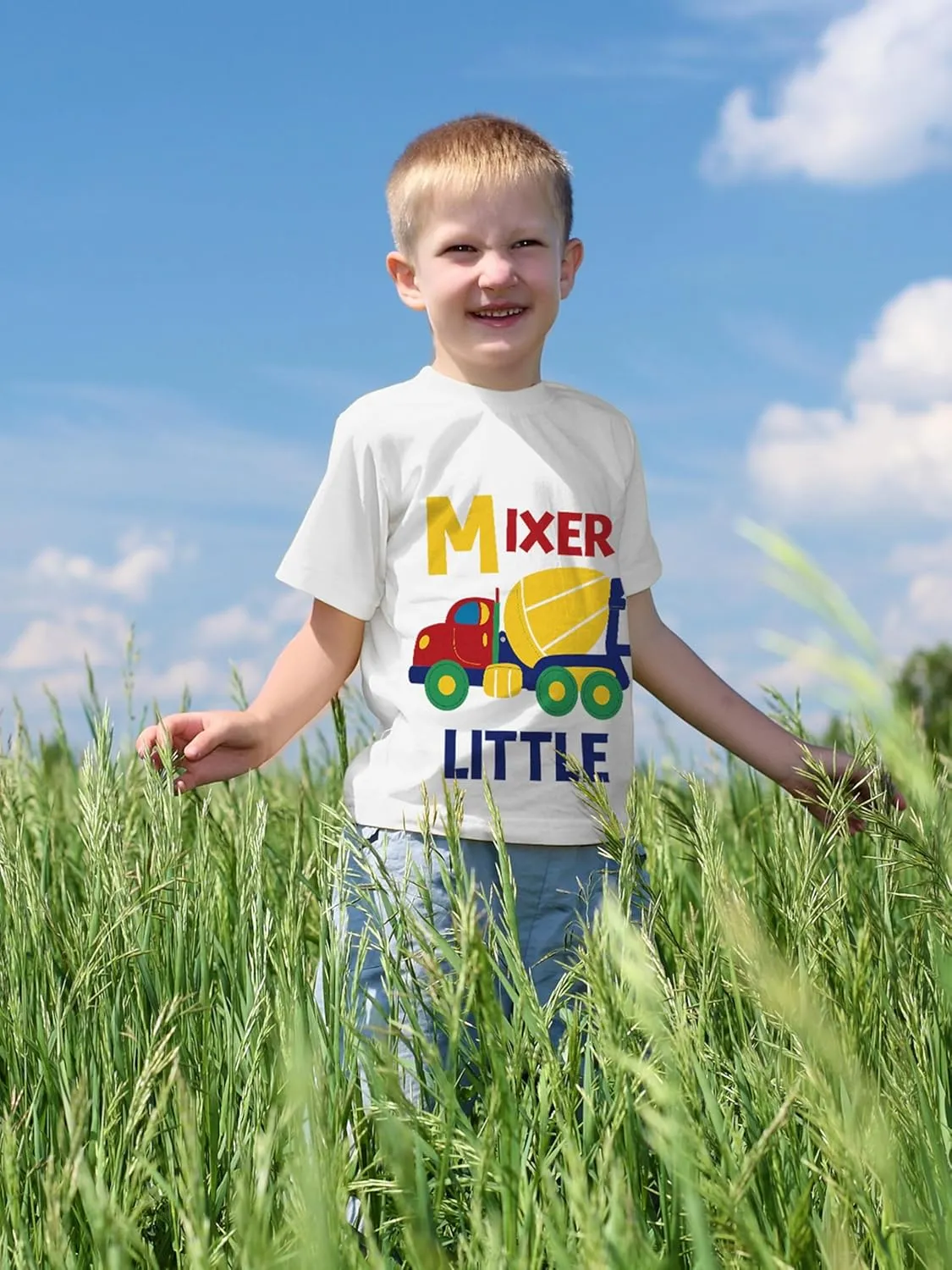 QWE Toddler Boys Short Sleeve Shirts 4-Pack Cotton Summer T-Shirts Cartoon Graphic Tops Tees 18 Months to 5T