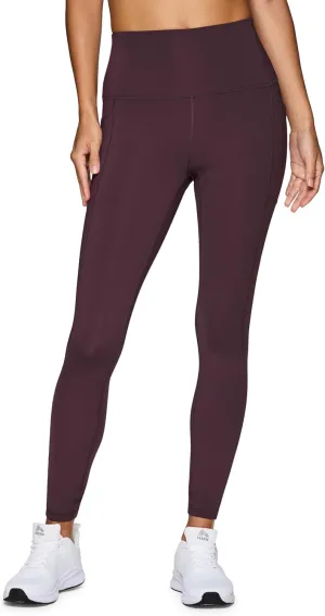 RBX Active High Waisted Squat Proof Workout Yoga Leggings with Pockets for Women