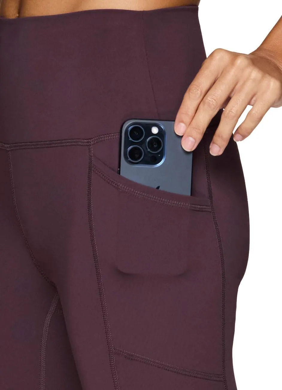 RBX Active High Waisted Squat Proof Workout Yoga Leggings with Pockets for Women